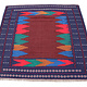 121x121  cm  oriental Handmade nomadic  kilim from Afghanistan sofrah No: 68