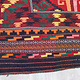 154x144  cm  oriental Handmade nomadic  kilim from Afghanistan sofrah No:  65