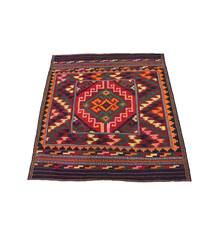 154x144 cm handgewebte nomaden orient Kelim aus Afghanistan sofrah Nr:  65