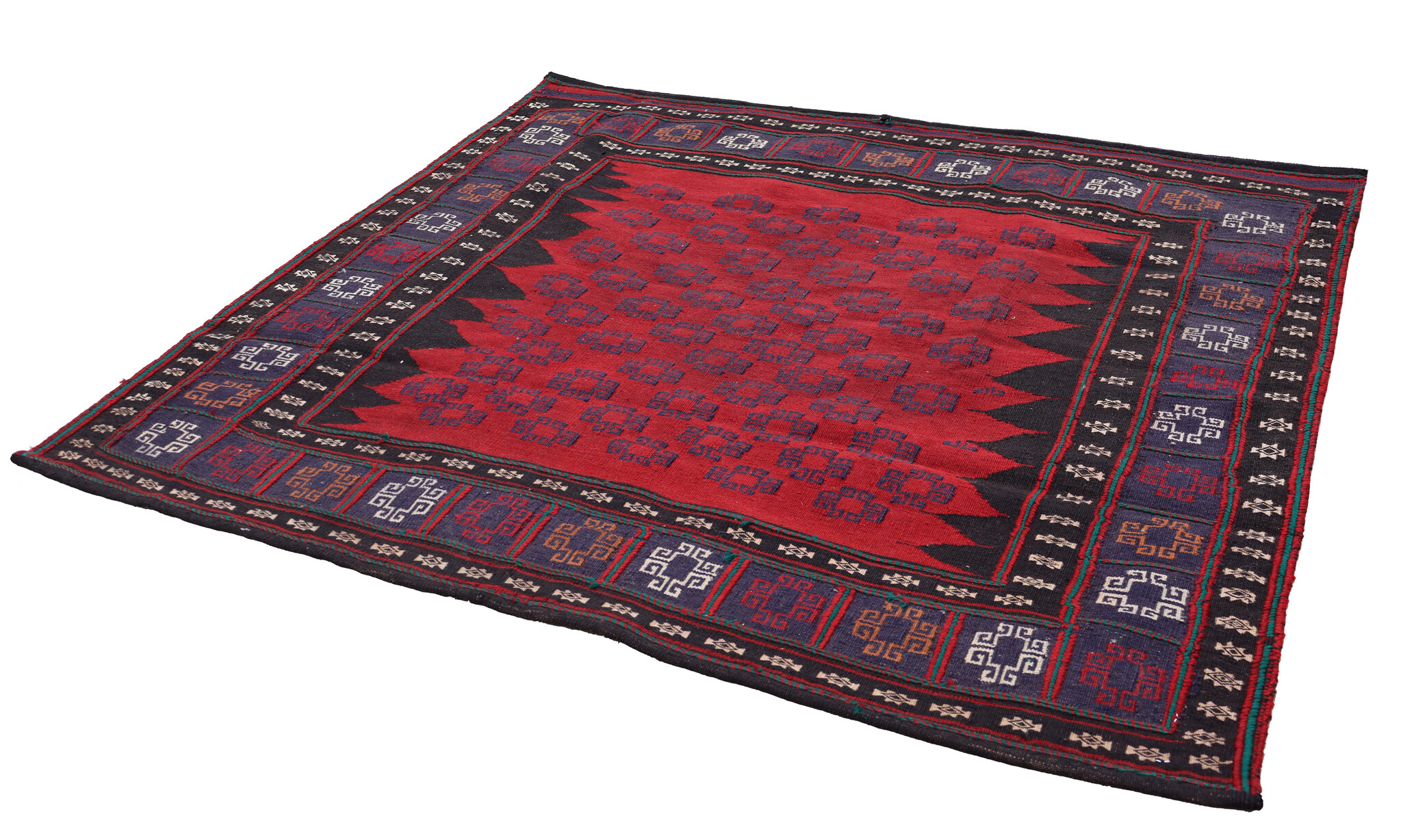 135x122  cm  oriental Handmade nomadic  kilim from Afghanistan sofrah No: 64