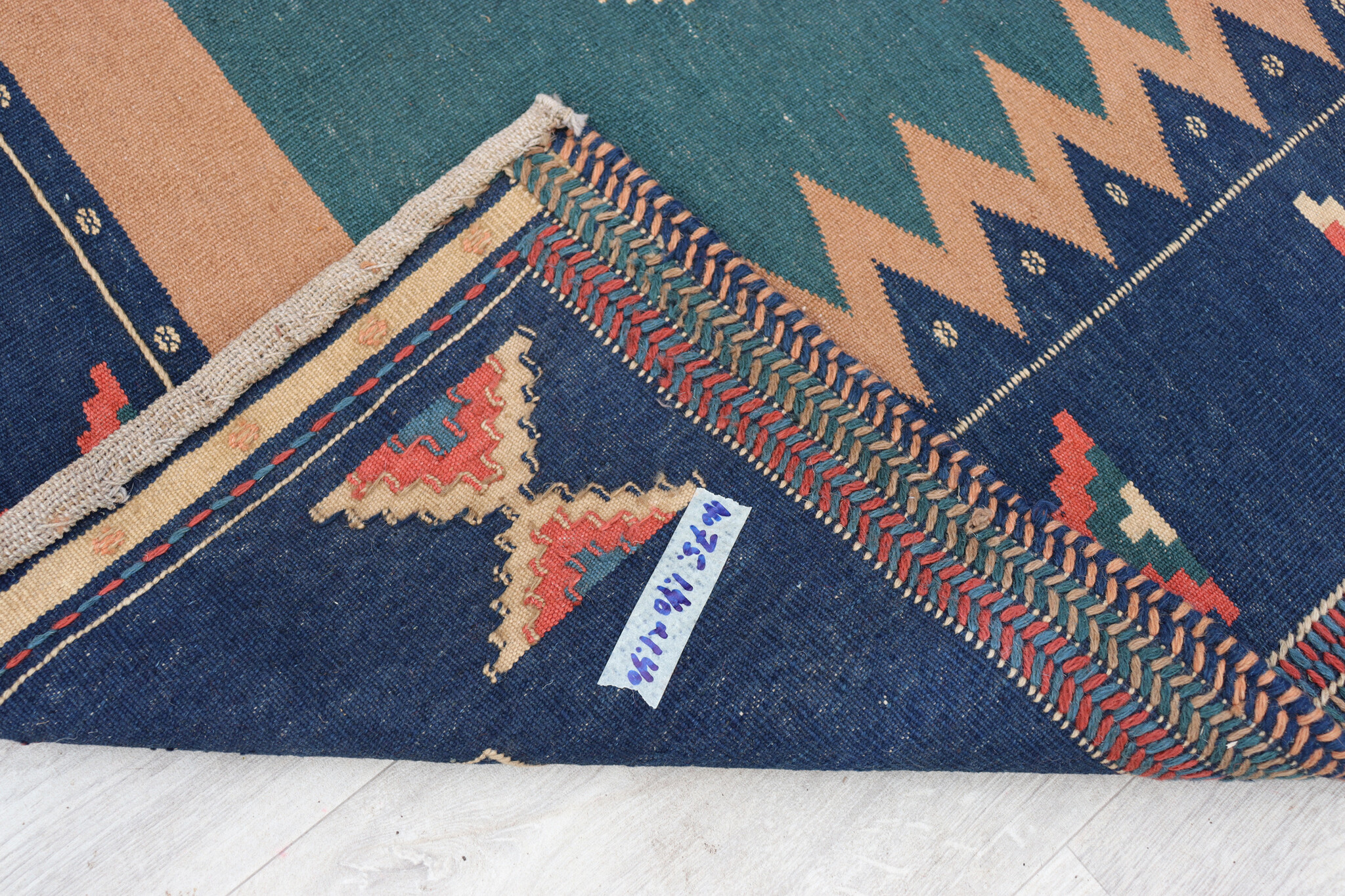 140x140  cm  oriental Handmade nomadic  kilim from Afghanistan sofrah No:75