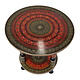 60 cm orient hand painted Lacquerware side table flower table telephone table tea table coffee table from Pakistan