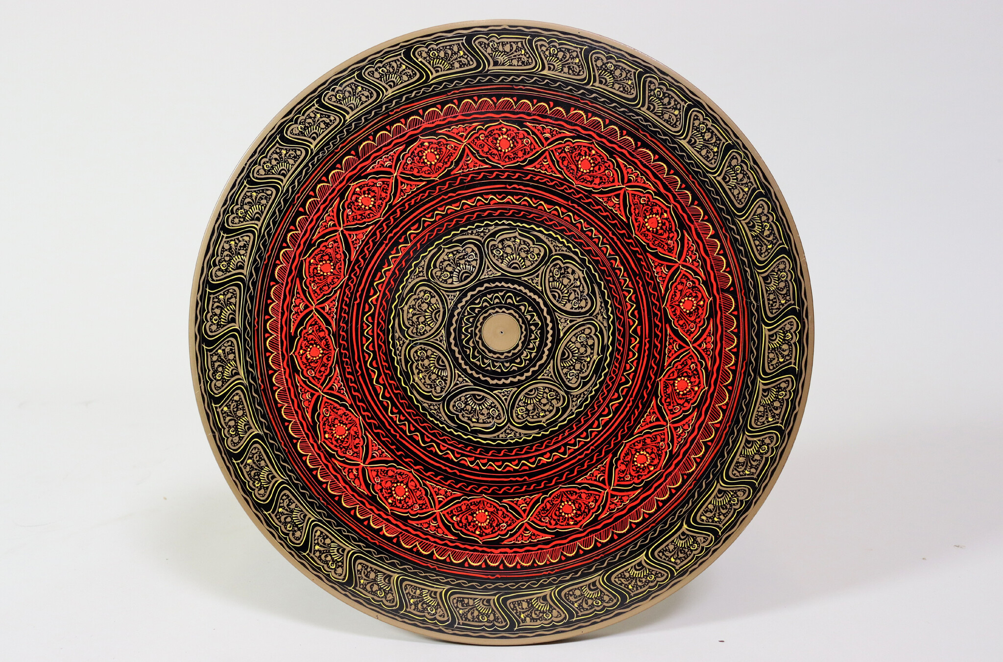 40 cm orient hand painted Lacquerware side table flower table telephone table tea table coffee table from Pakistan