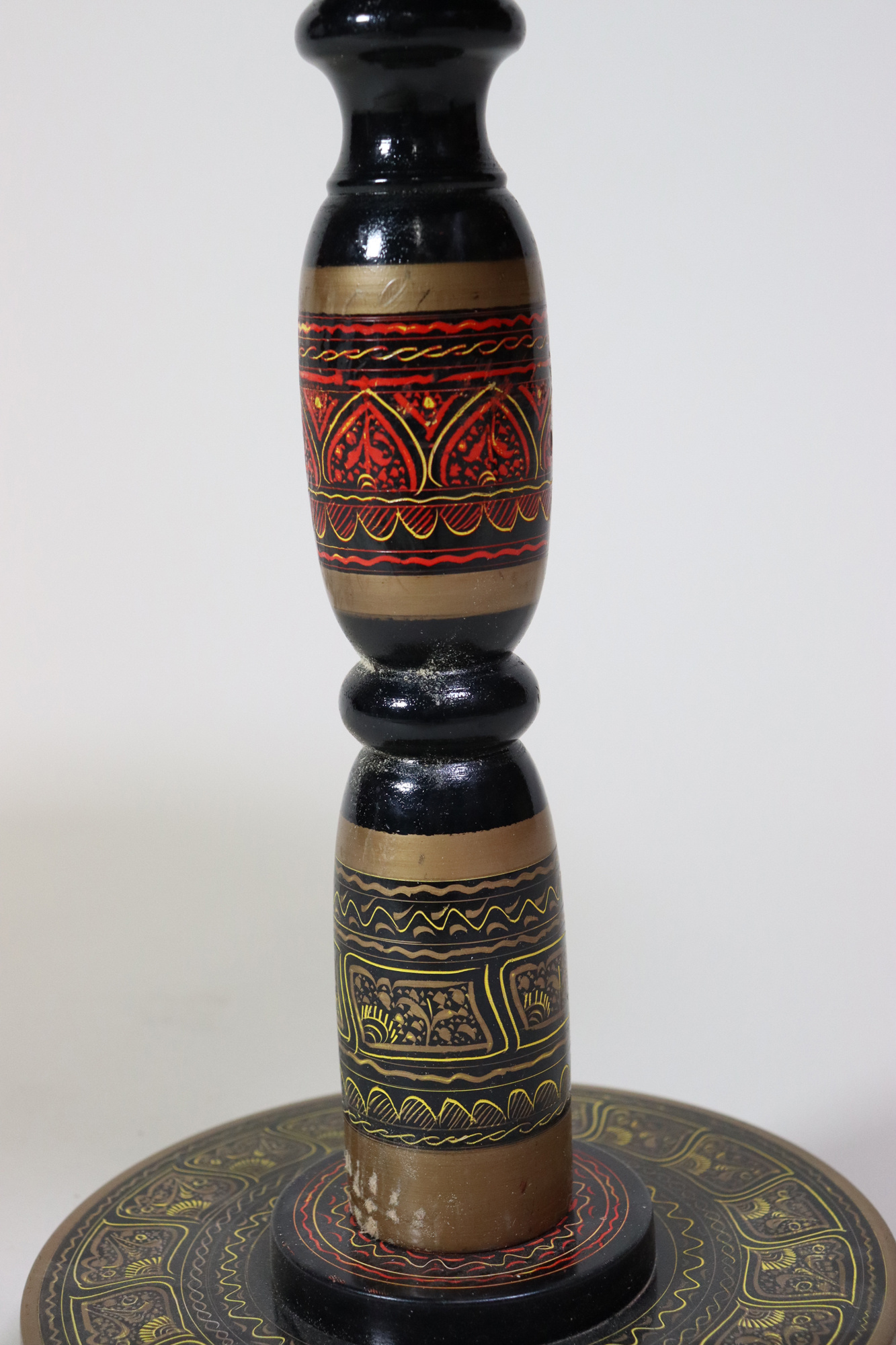 40 cm orient hand painted Lacquerware side table flower table telephone table tea table coffee table from Pakistan