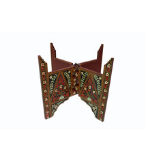 60 cm Ø Egyptian Moroccan Vintage India Table stand Folding Table Base Carved Wooden oriental Coffee MGL 60/B