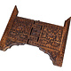 60 Ø Handgeschnitze Tischgestell für orientalische Teetisch zusammenklappbare tisch tablett gestell Massivholz  NUR/60 A