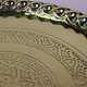 72 cm Ø    orient Islamic  Hammer Engraved Brass table Tea table side table Tray  No-NUR/C