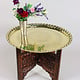 72 cm Ø    orient Islamic  Hammer Engraved Brass table Tea table side table Tray  No-NUR/C