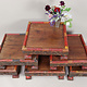 55x55 cm Very rare Antique solid wood orient tea table sidtable from Afghanistan  No:23