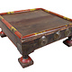 55x55 cm Very rare Antique solid wood orient tea table sidtable from Afghanistan  No:23