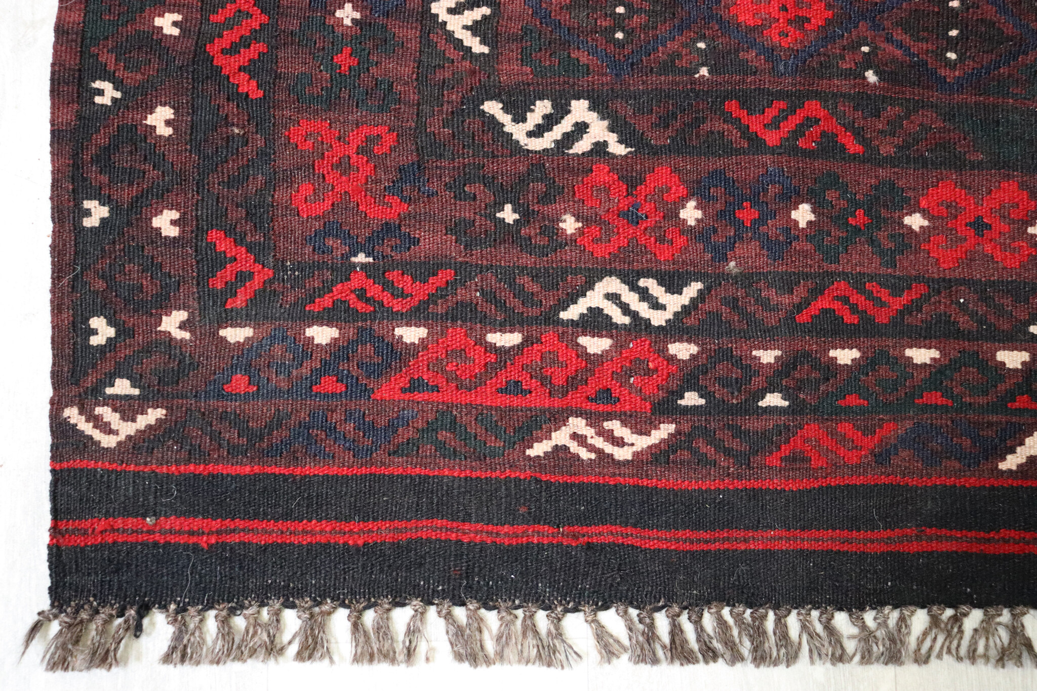 132x92   cm Afghan   nomadic Kilim rug  No:147