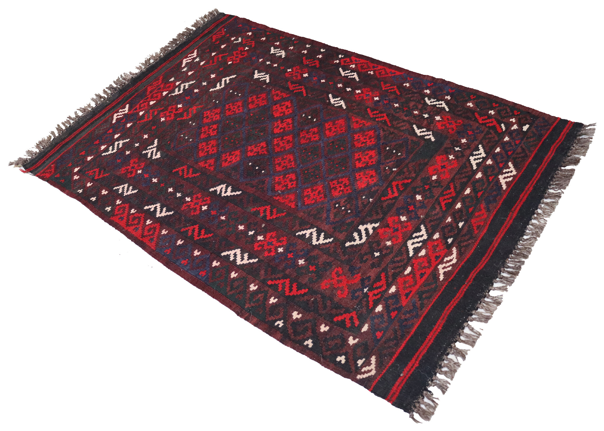 132x92   cm Afghan   nomadic Kilim rug  No:147