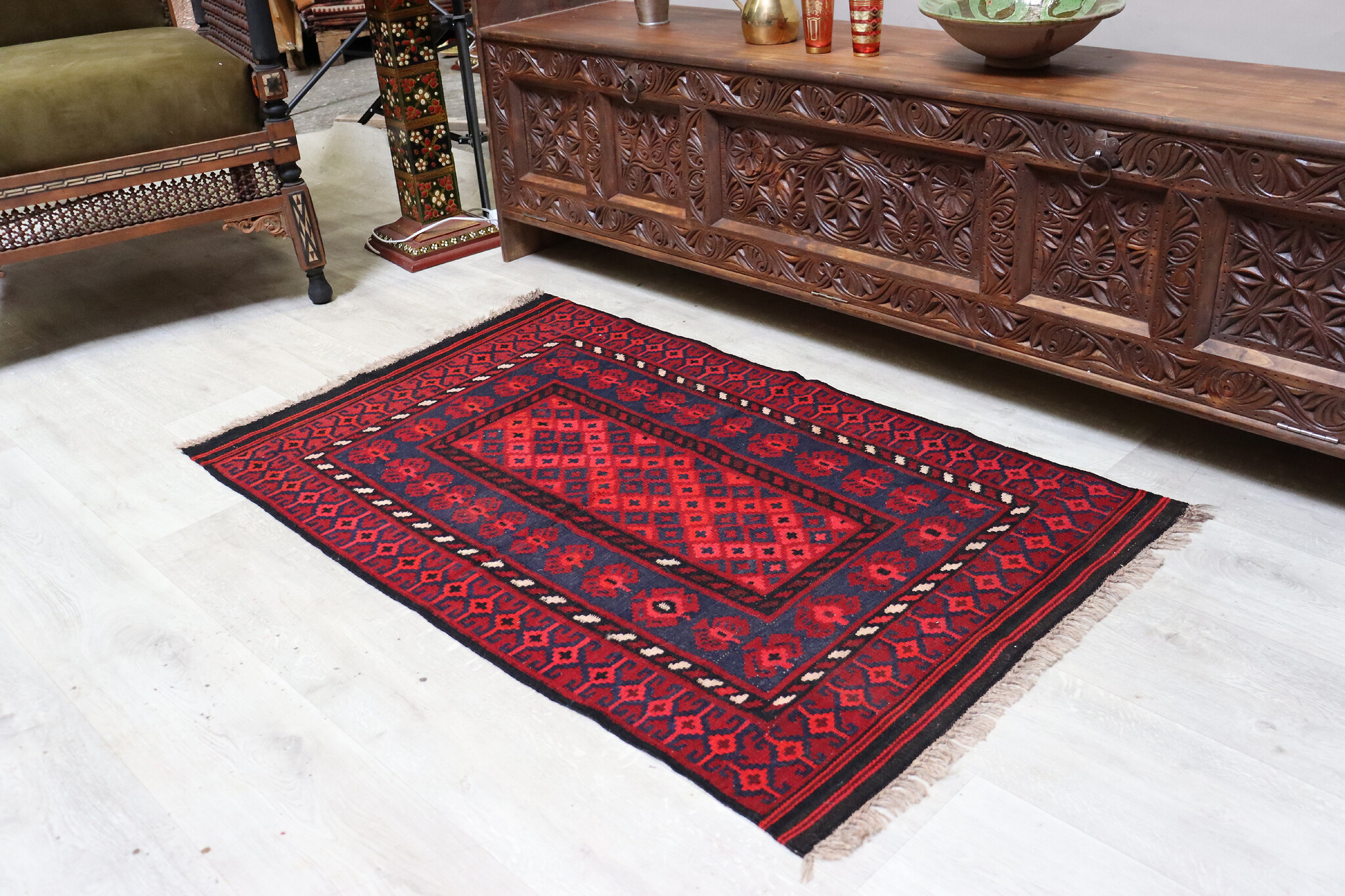 121x80 cm afghan maimana Kelim Nr: 149