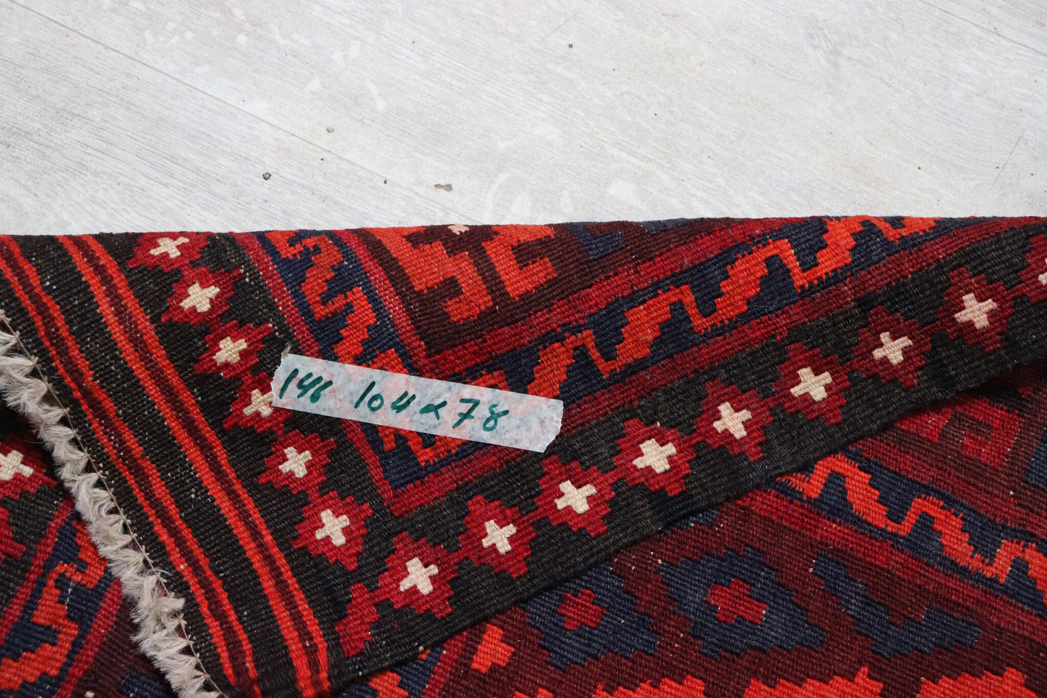 104x78 cm Afghan   nomadic Kilim rug  No:146