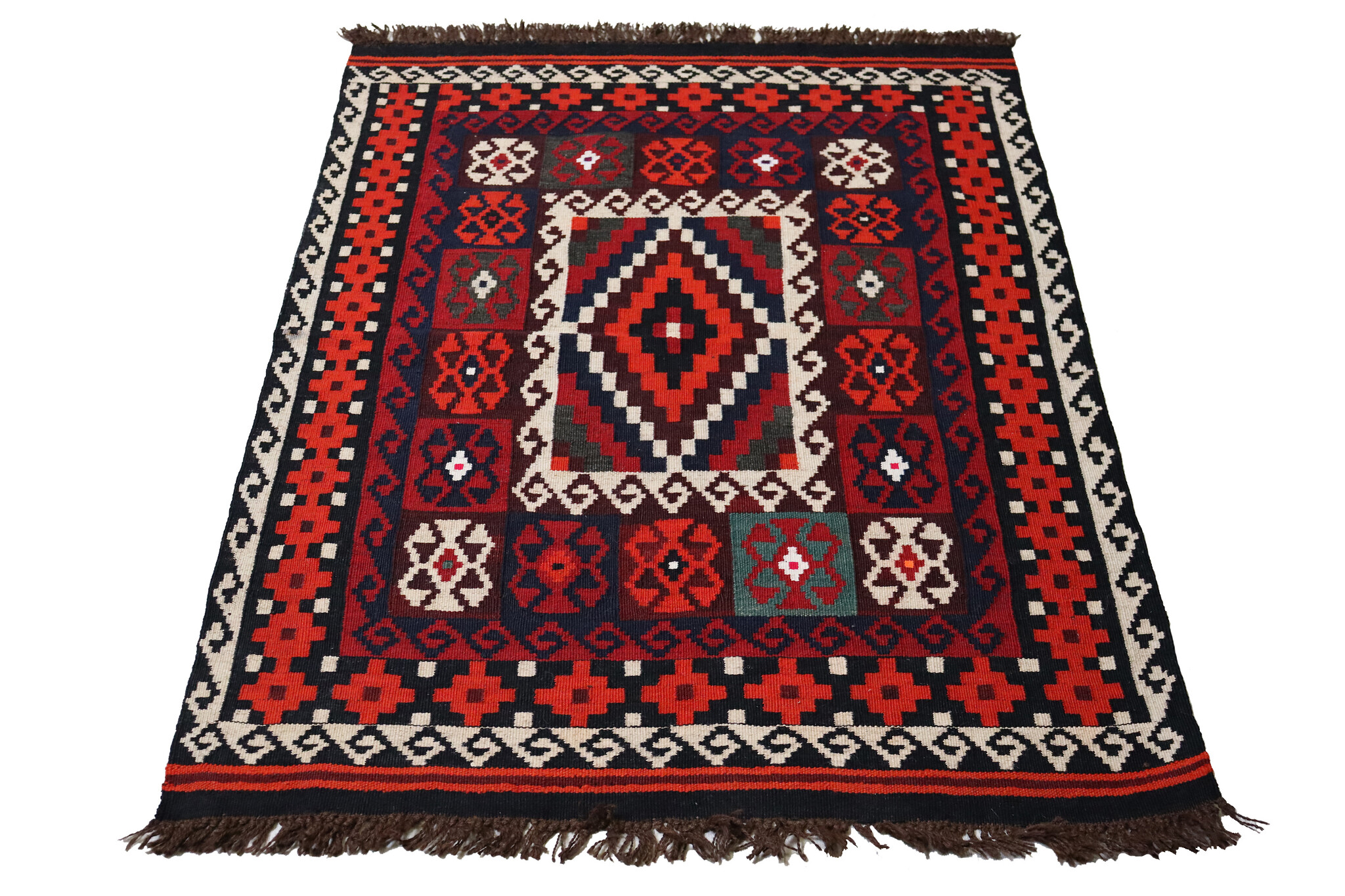 112x88 cm afghan maimana Kelim Nr: 140