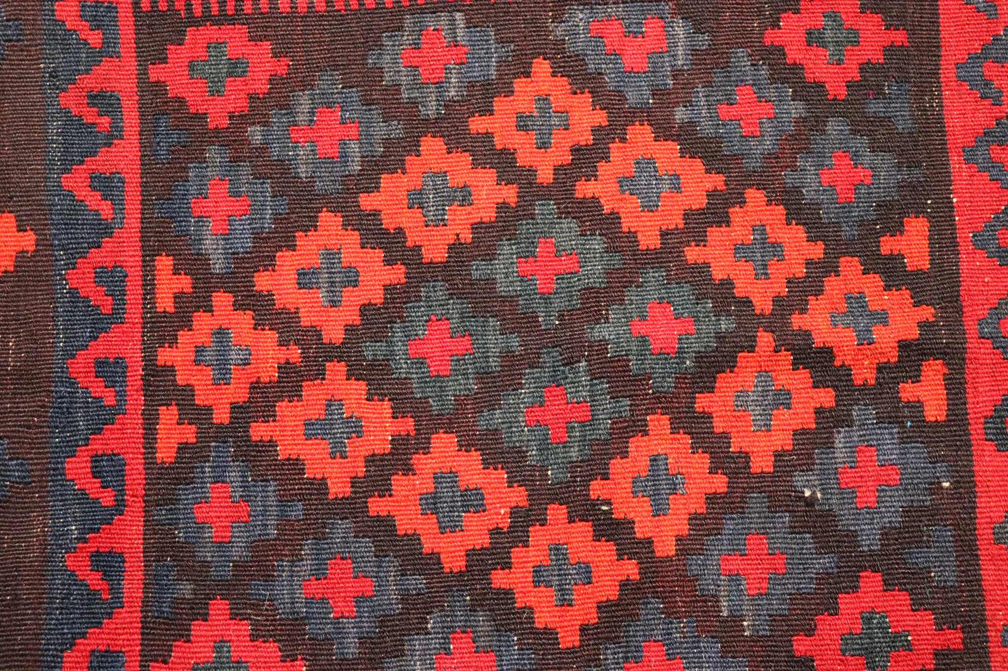 96x85 cm Afghan   nomadic Kilim rug  No:139