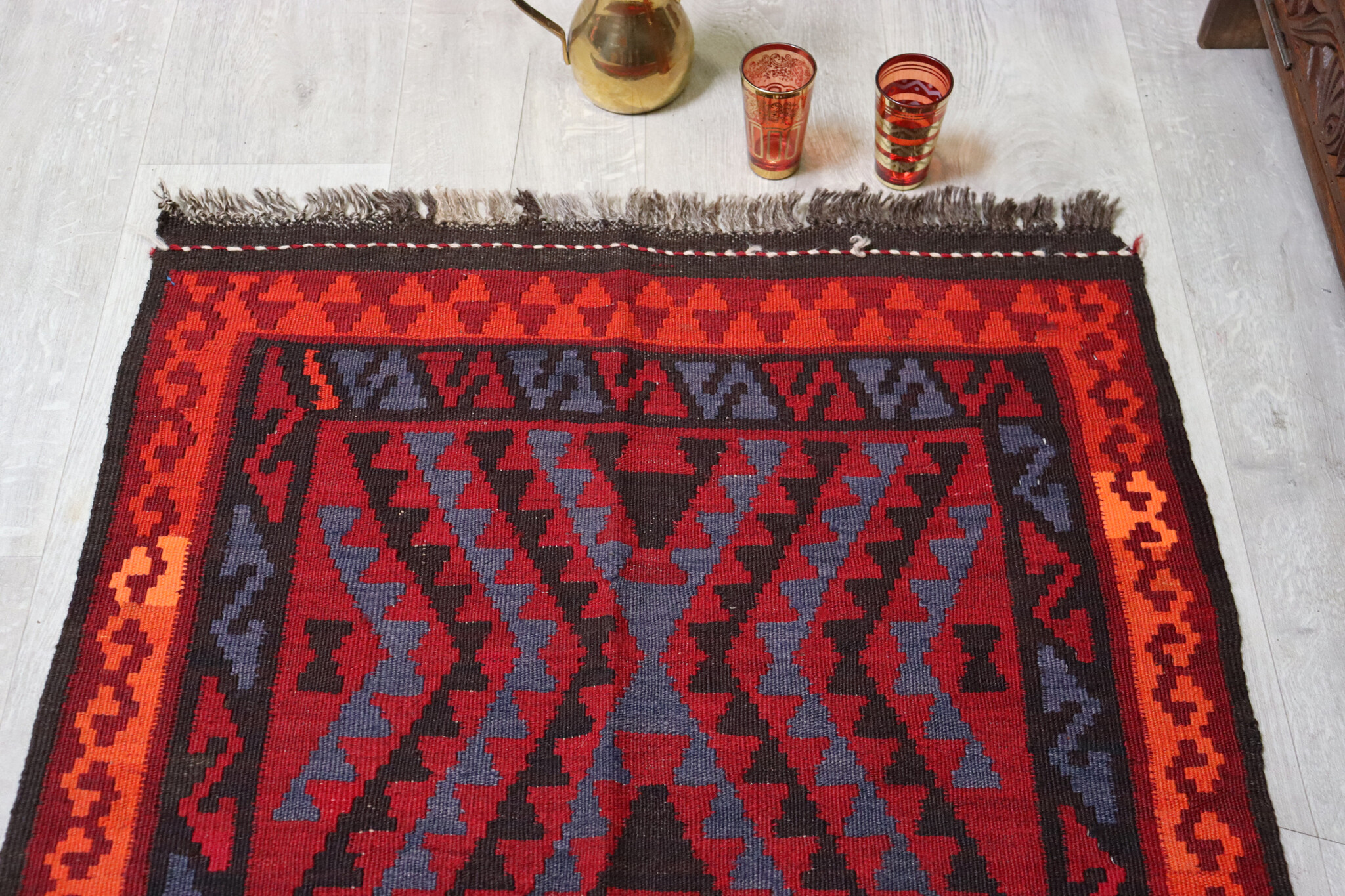 108x85 cm Afghan   nomadic Kilim rug  No:137