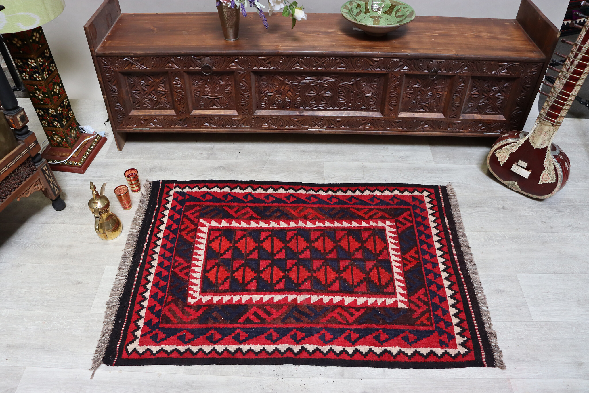 123x82 cm Afghan   nomadic Kilim rug  No:131