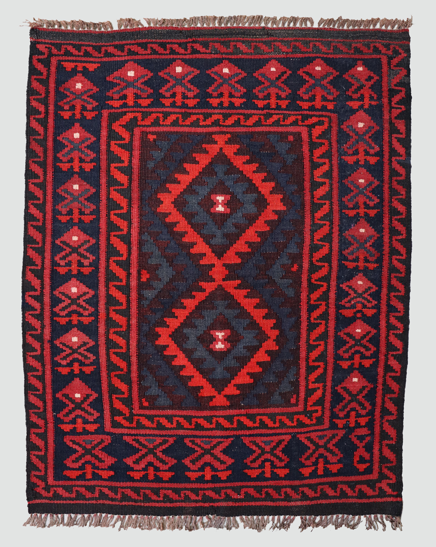 97x75 cm Afghan   nomadic Kilim rug  No:136