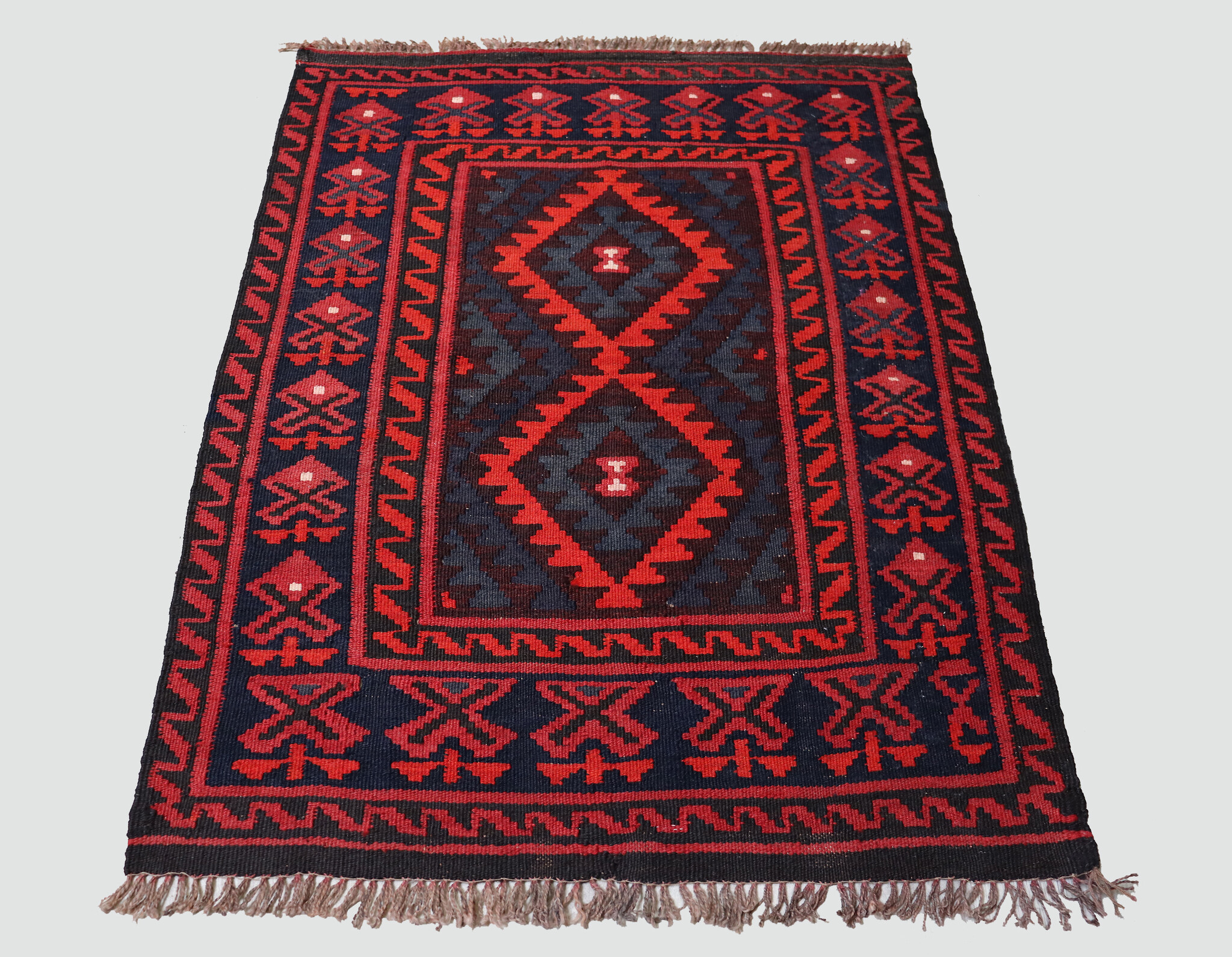 97x75 cm Afghan   nomadic Kilim rug  No:136