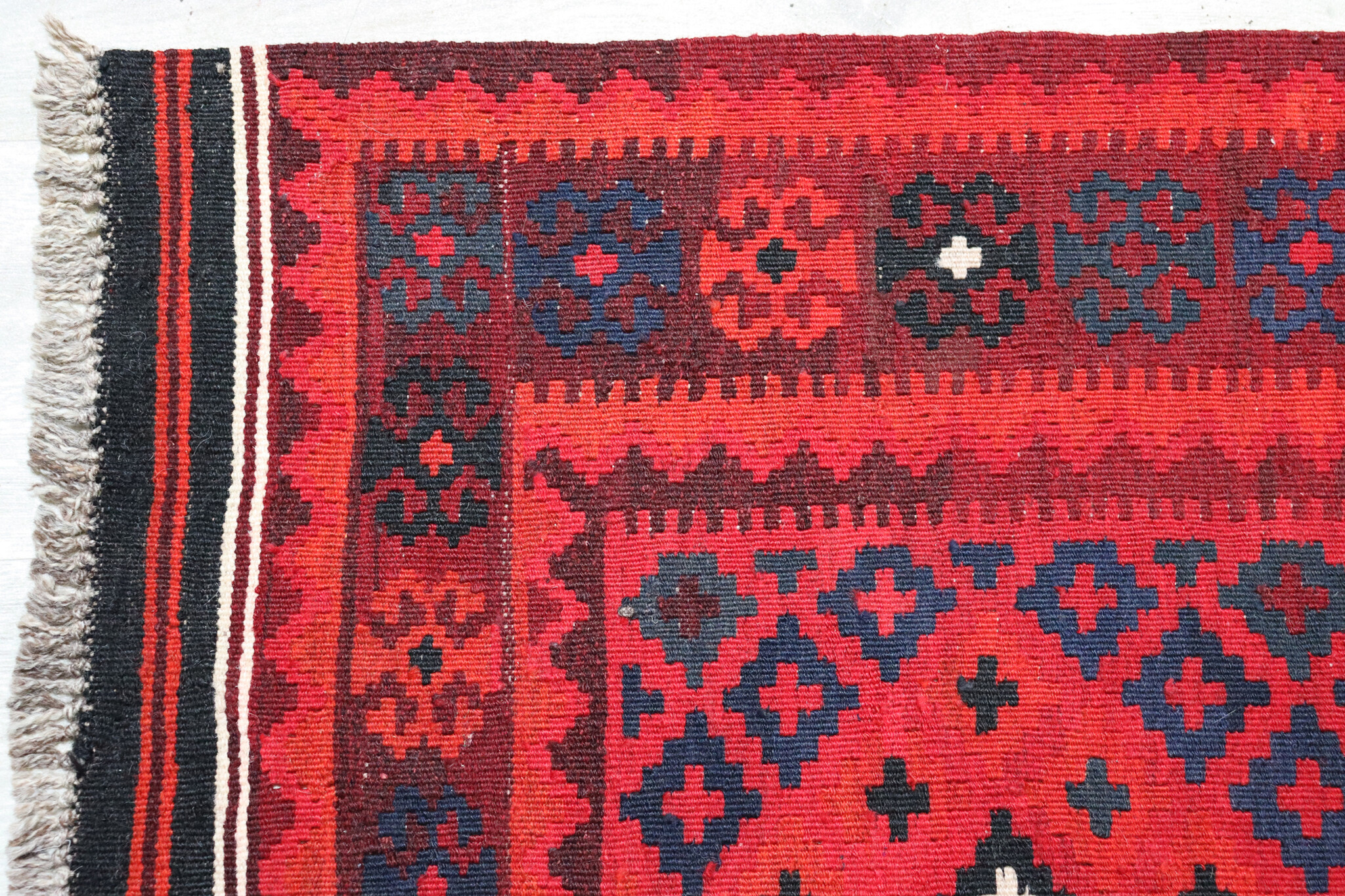 122x92   cm Afghan   nomadic Kilim rug  No:130