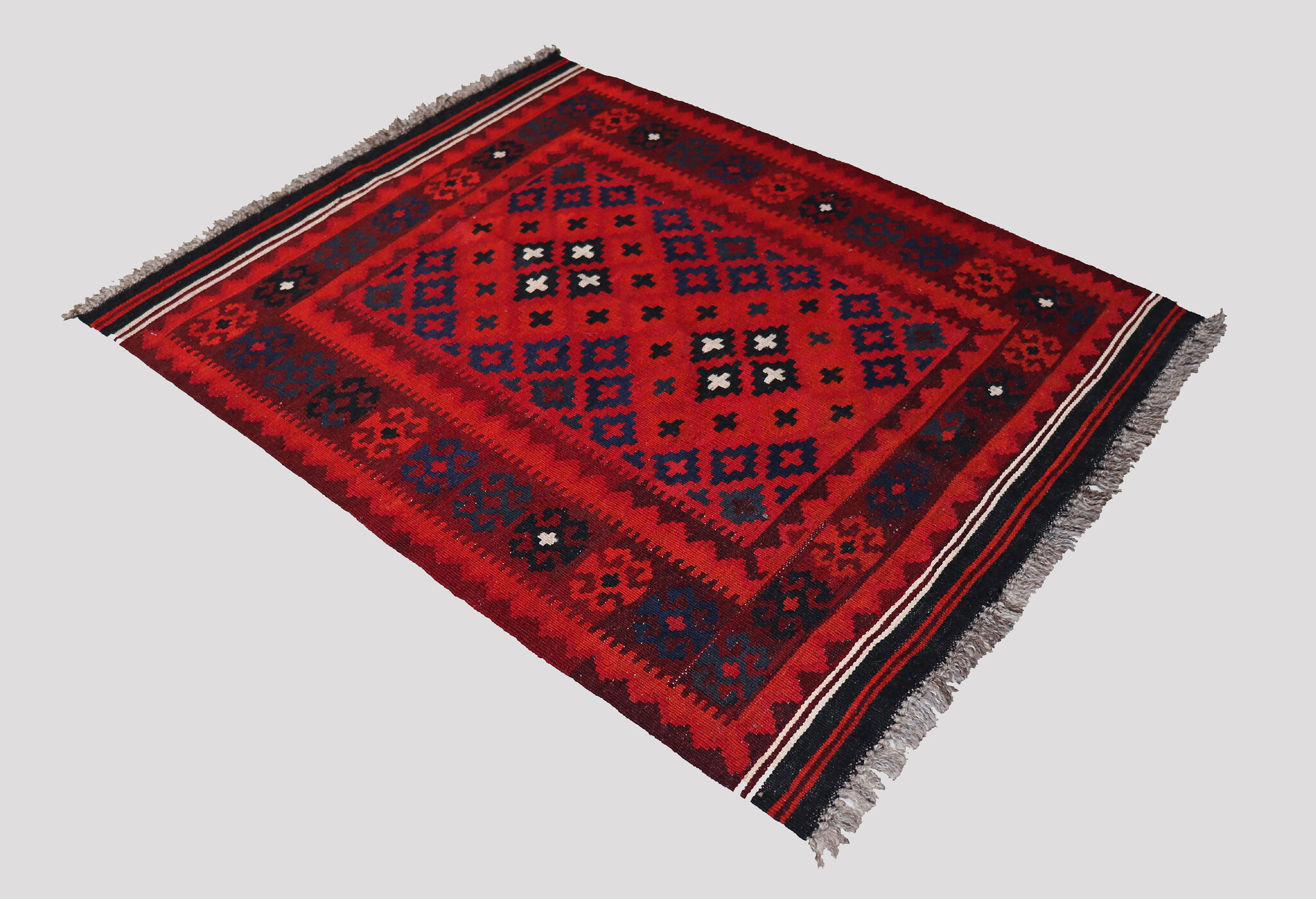 122x92   cm Afghan   nomadic Kilim rug  No:130