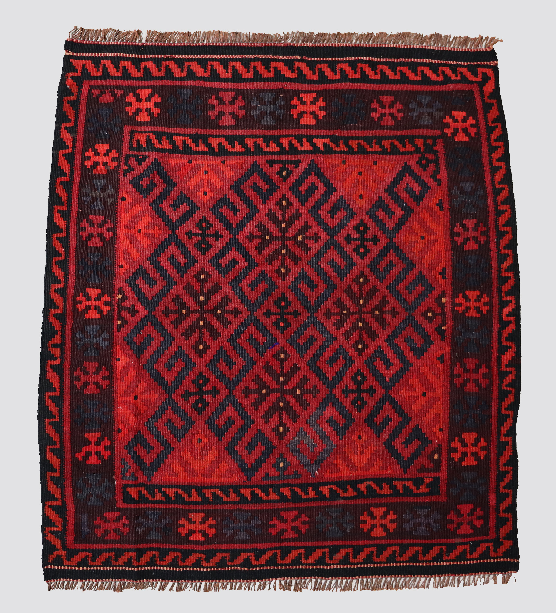 102x85 cm Afghan   nomadic Kilim rug  No:185