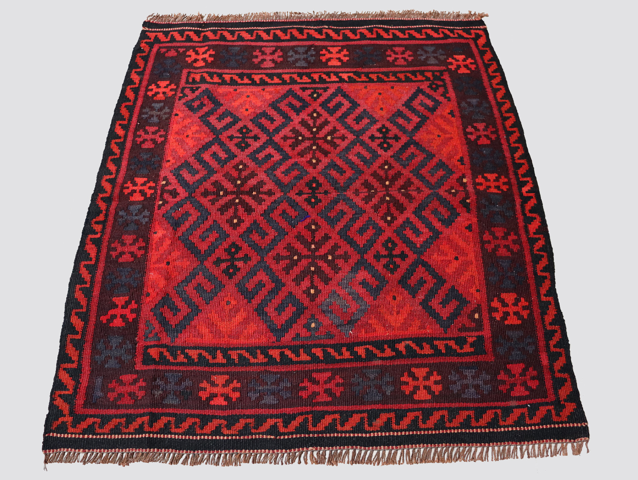 102x85 cm Afghan   nomadic Kilim rug  No:185