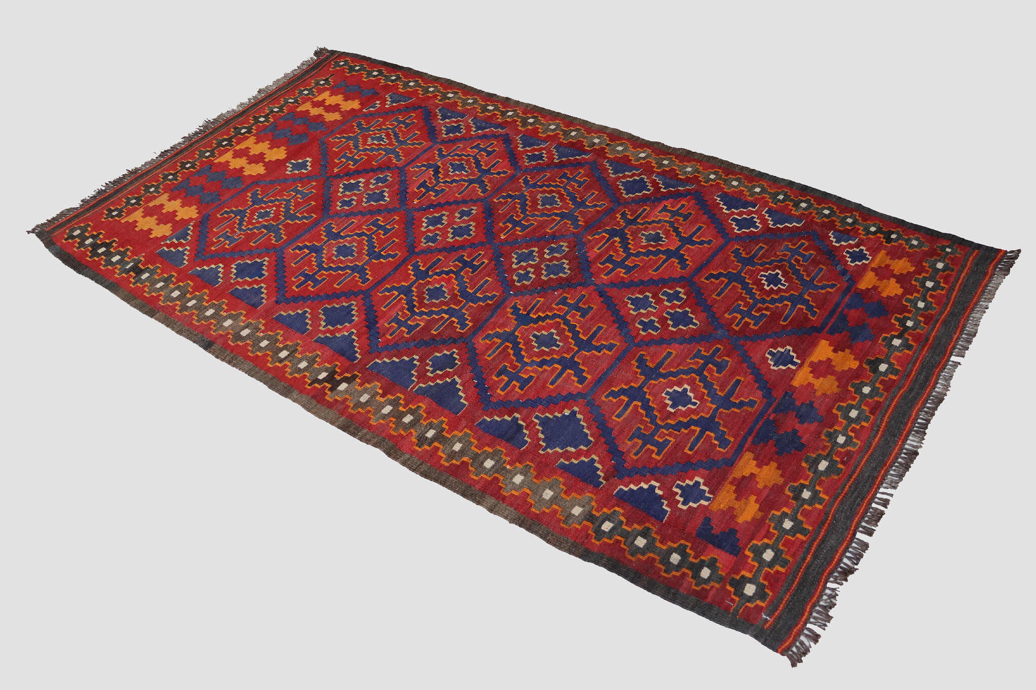 190x102 cm afghan maimana Kelim Nr: 177