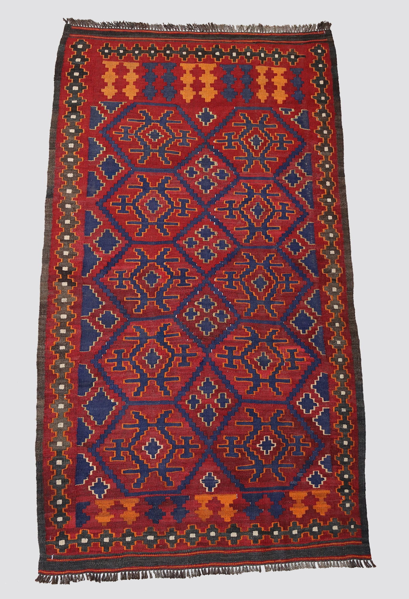 190x102 cm Afghan   nomadic Kilim rug  No:177