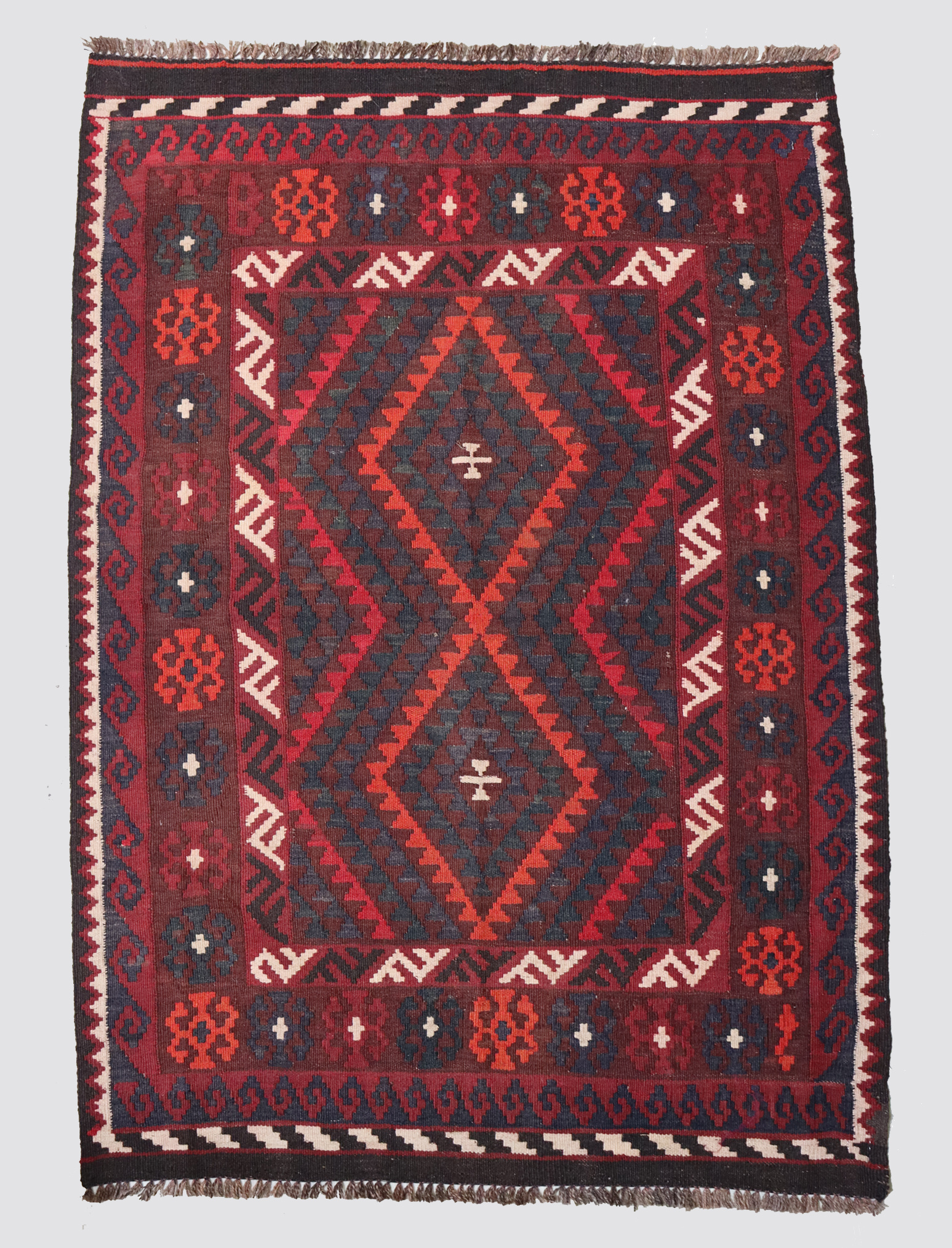 142x101 cm Afghan   nomadic Kilim rug  No:156