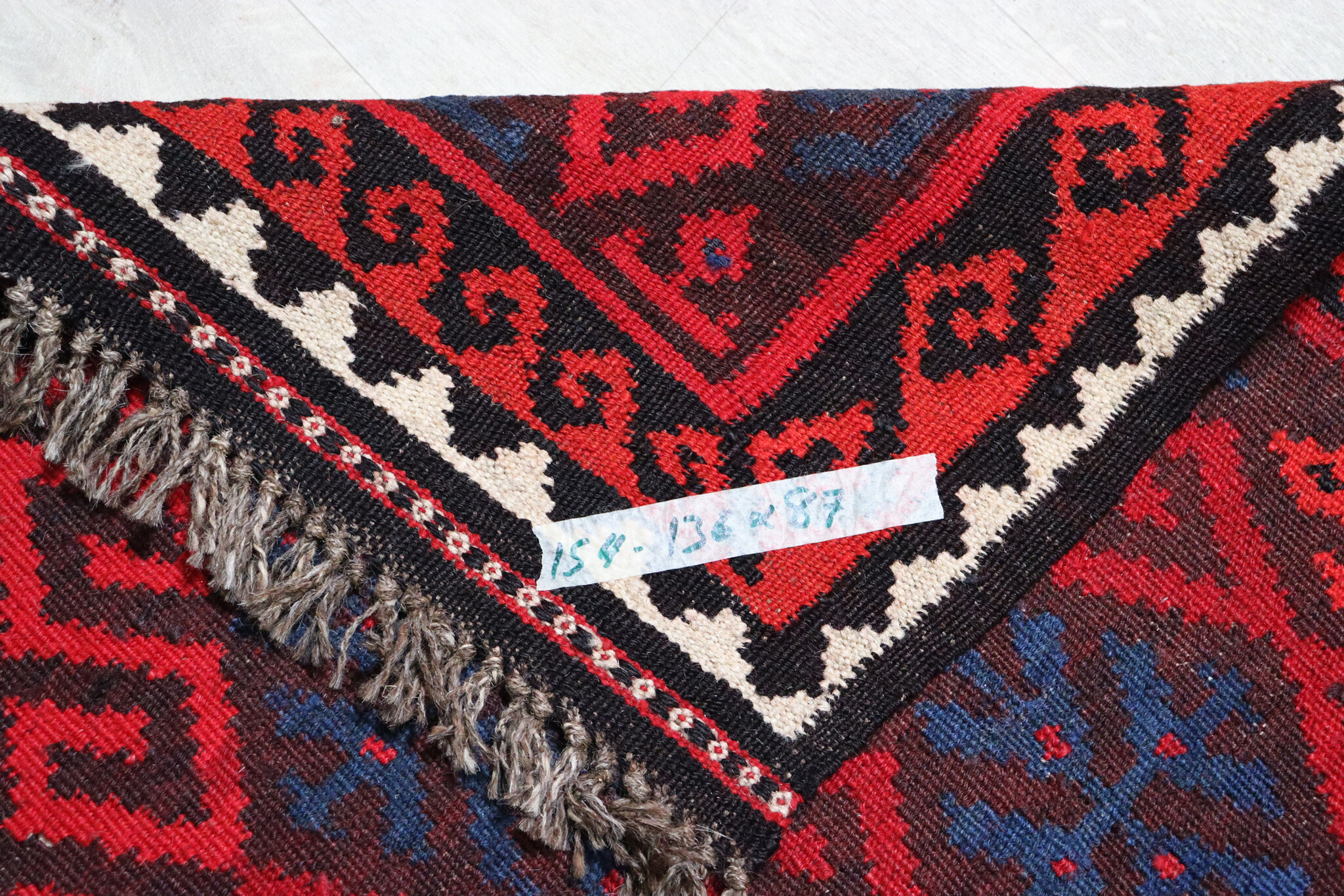 136x87 cm Afghan   nomadic Kilim rug  No:154