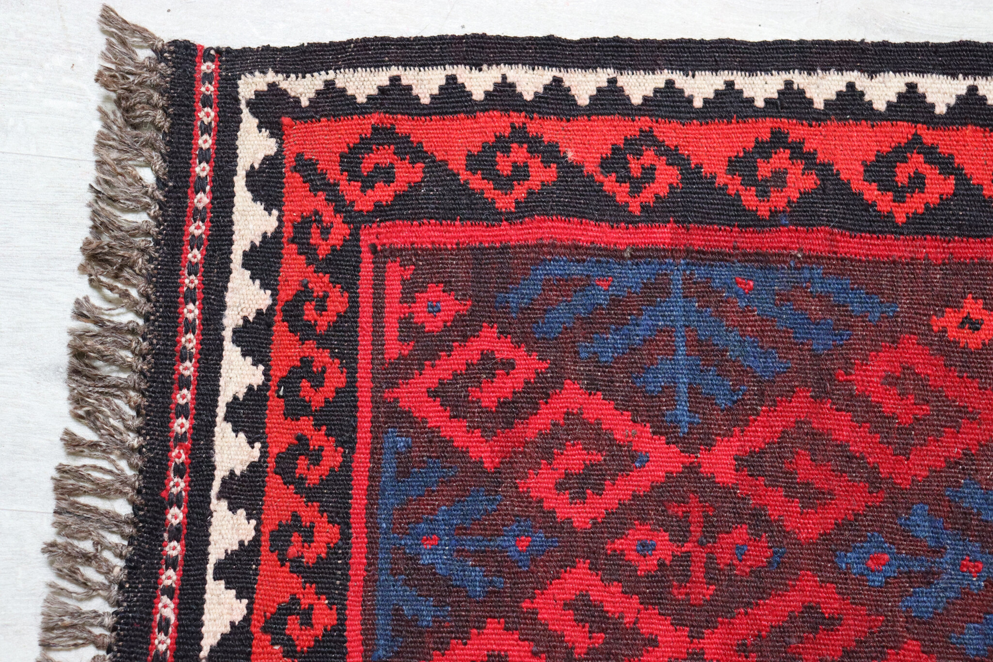 136x87 cm afghan maimana Kelim Nr: 154