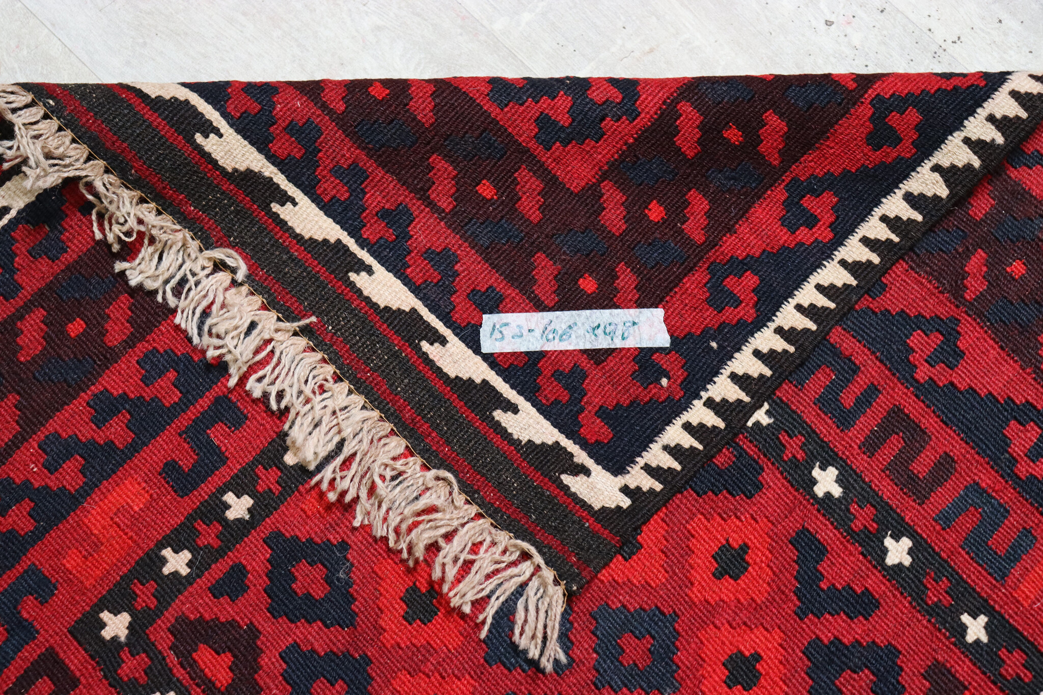 106x98 cm Afghan   nomadic Kilim rug  No:153