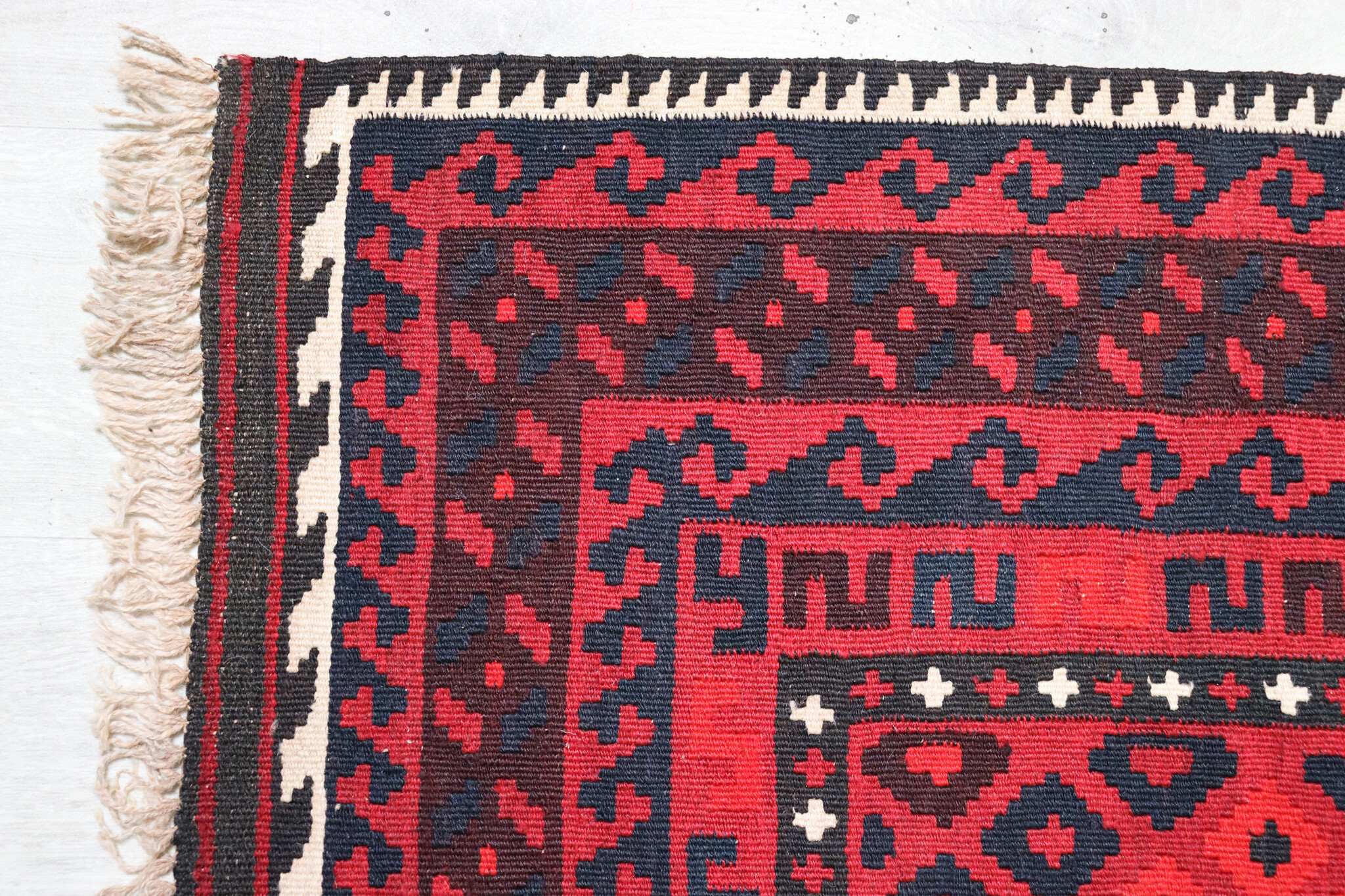 106x98 cm Afghan   nomadic Kilim rug  No:153