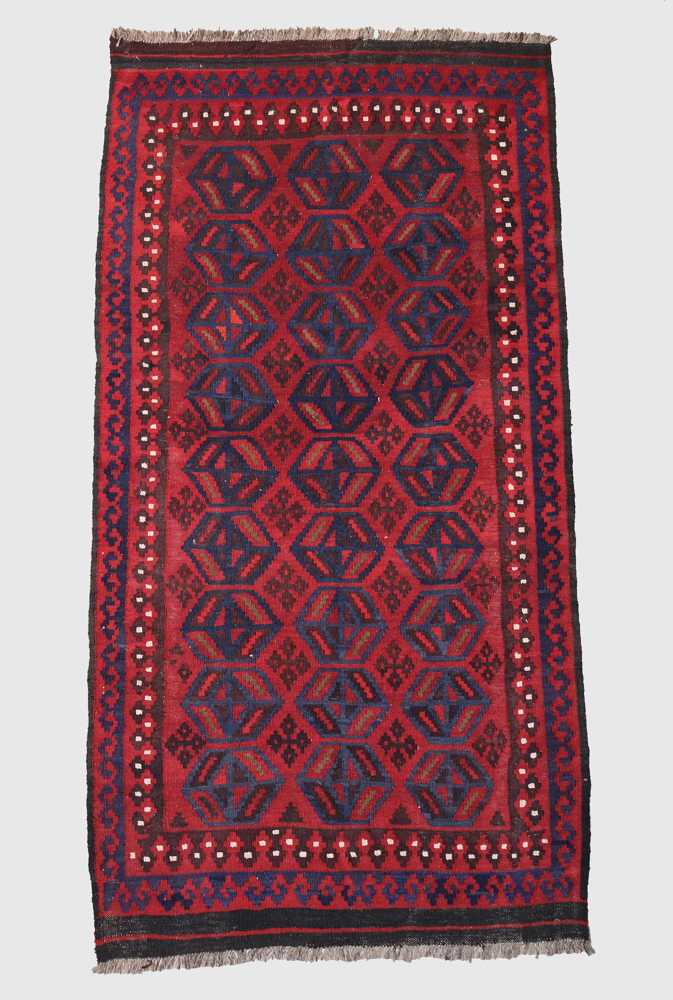 200x103 cm Afghan   nomadic Kilim rug  No:170