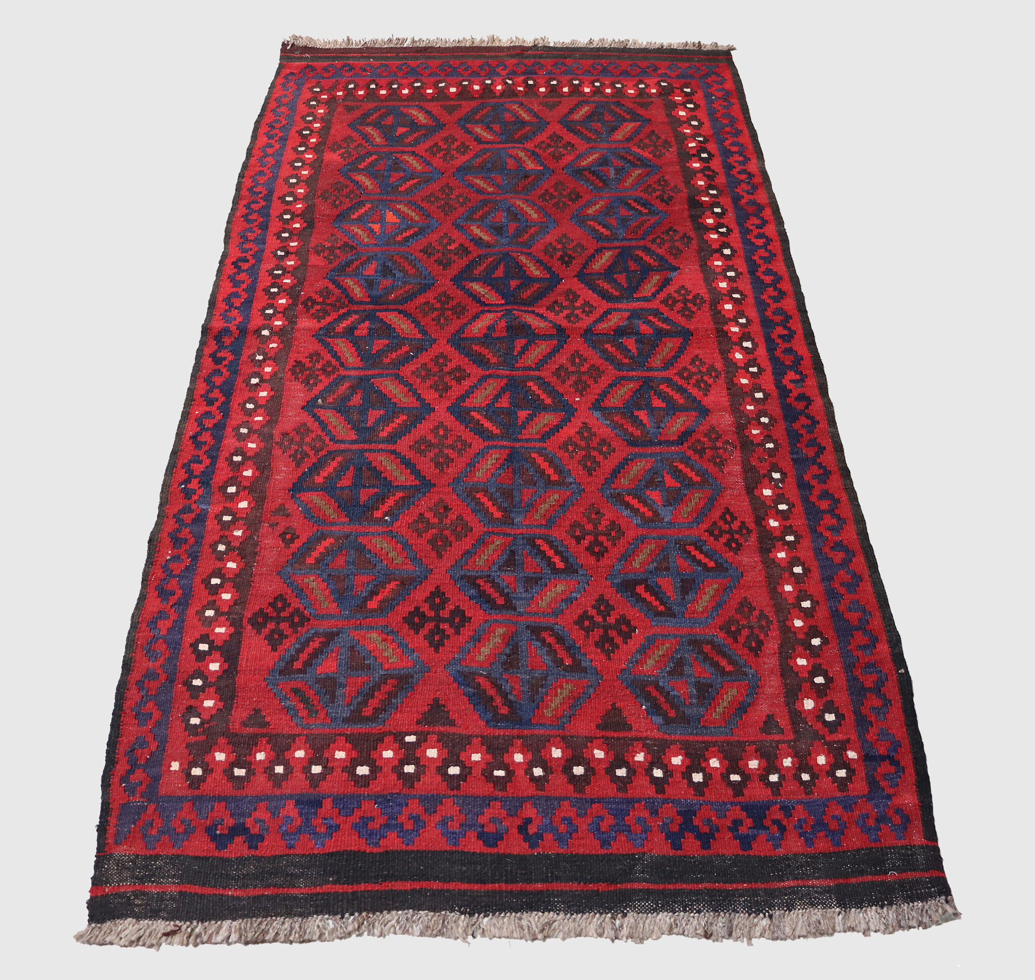 200x103 cm Afghan   nomadic Kilim rug  No:170