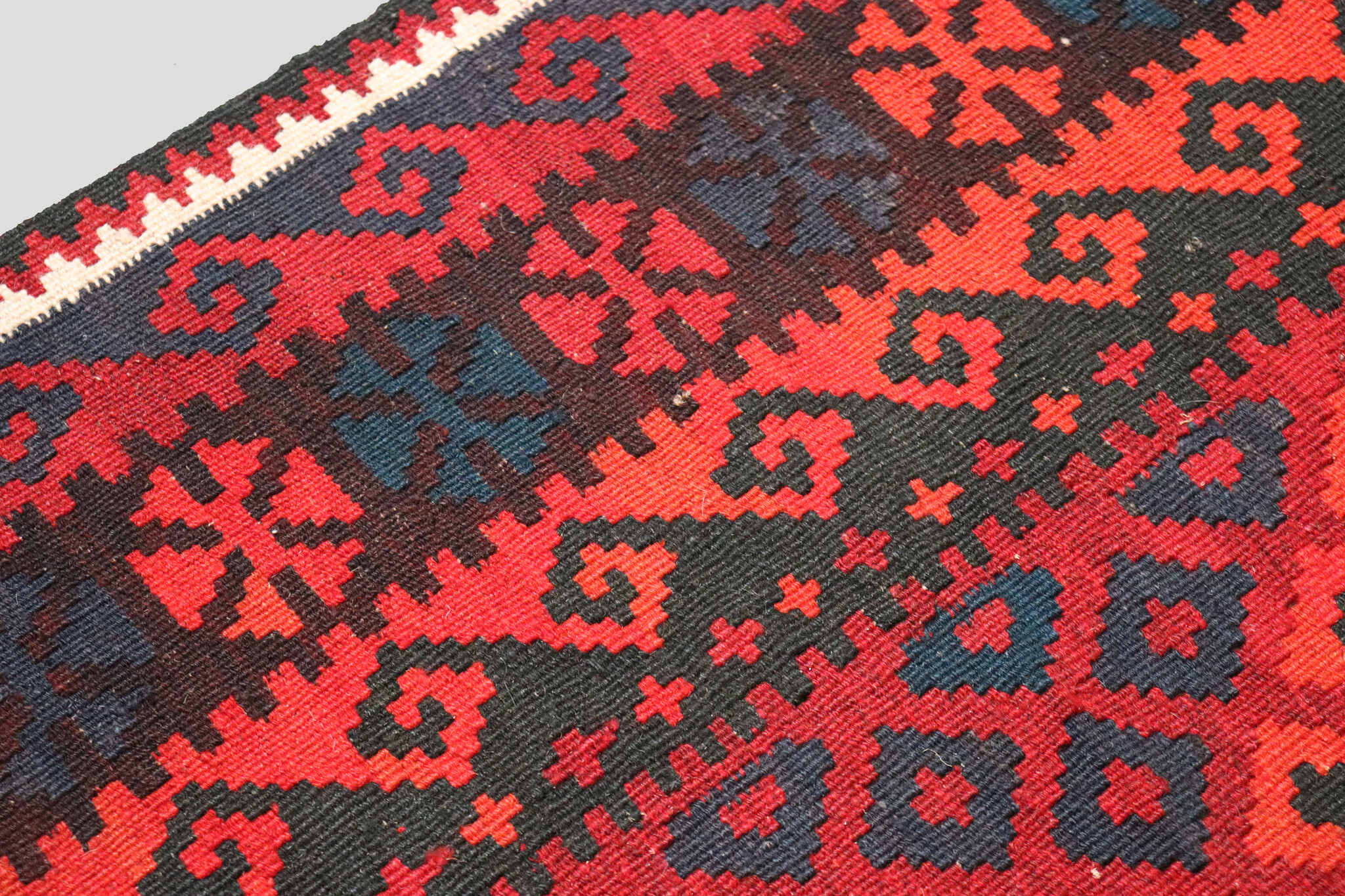 208x103 cm Afghan   nomadic Kilim rug  No:172