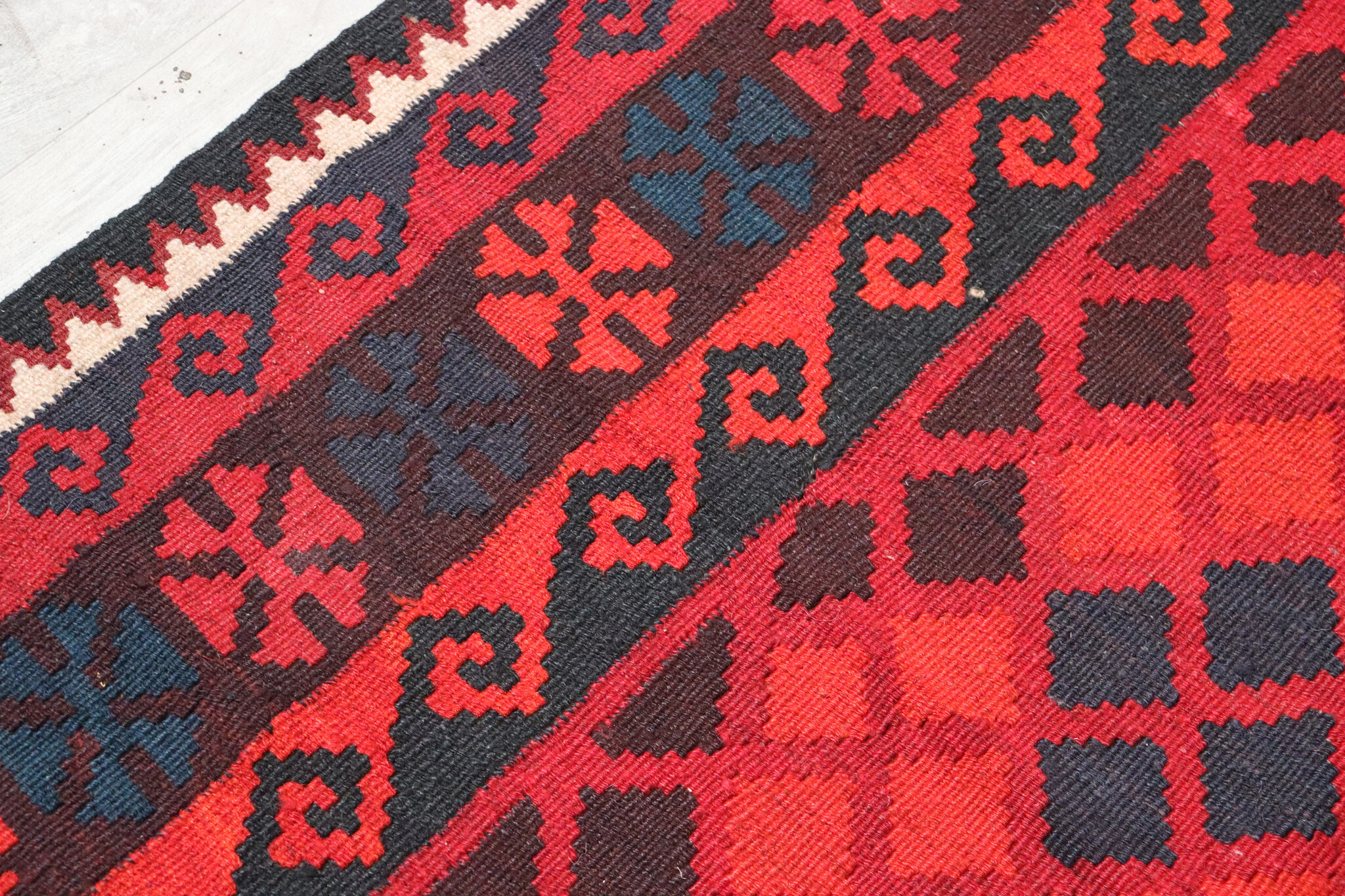 202x102 cm afghan maimana Kelim Nr: 165