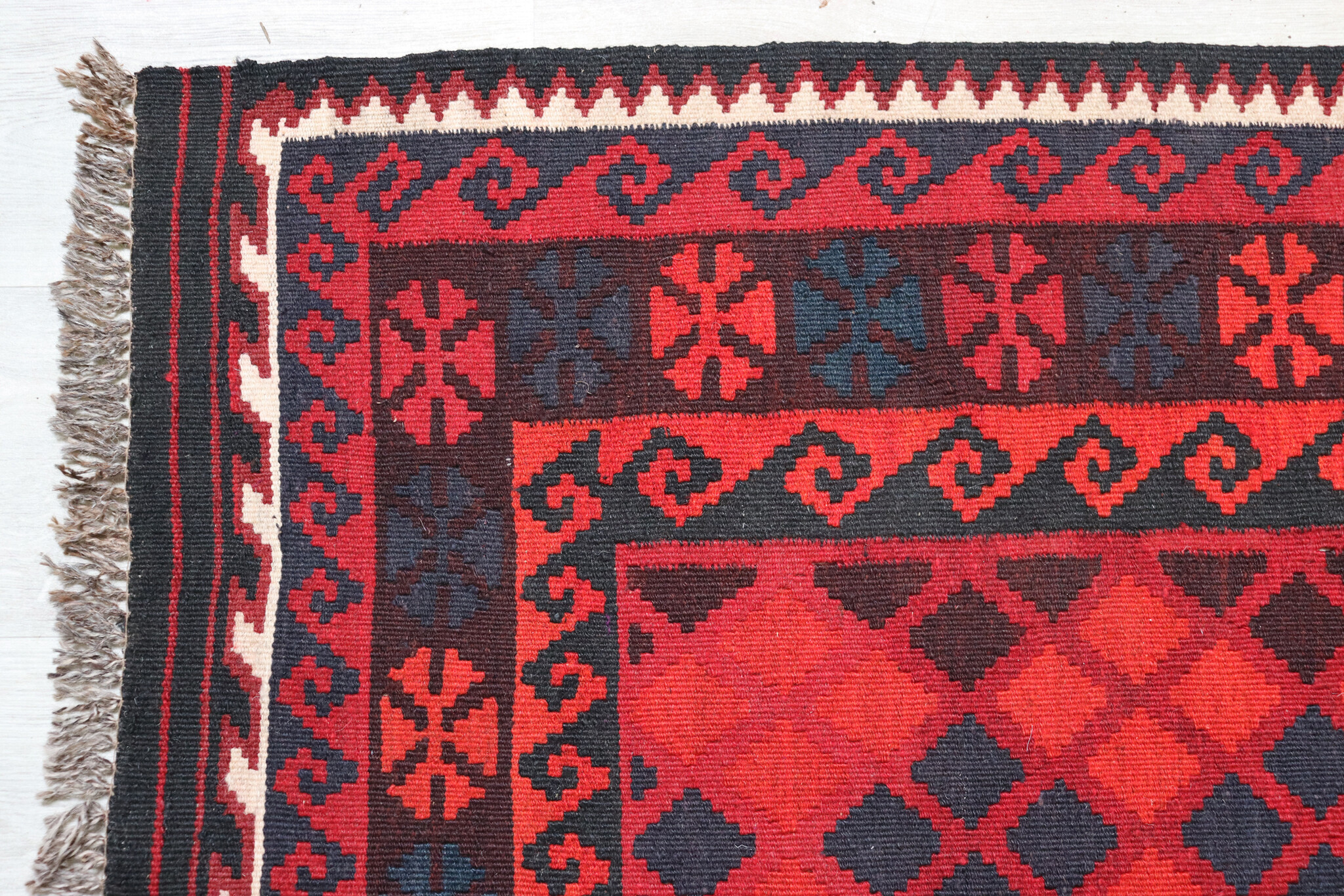 202x102 cm Afghan   nomadic Kilim rug  No:165