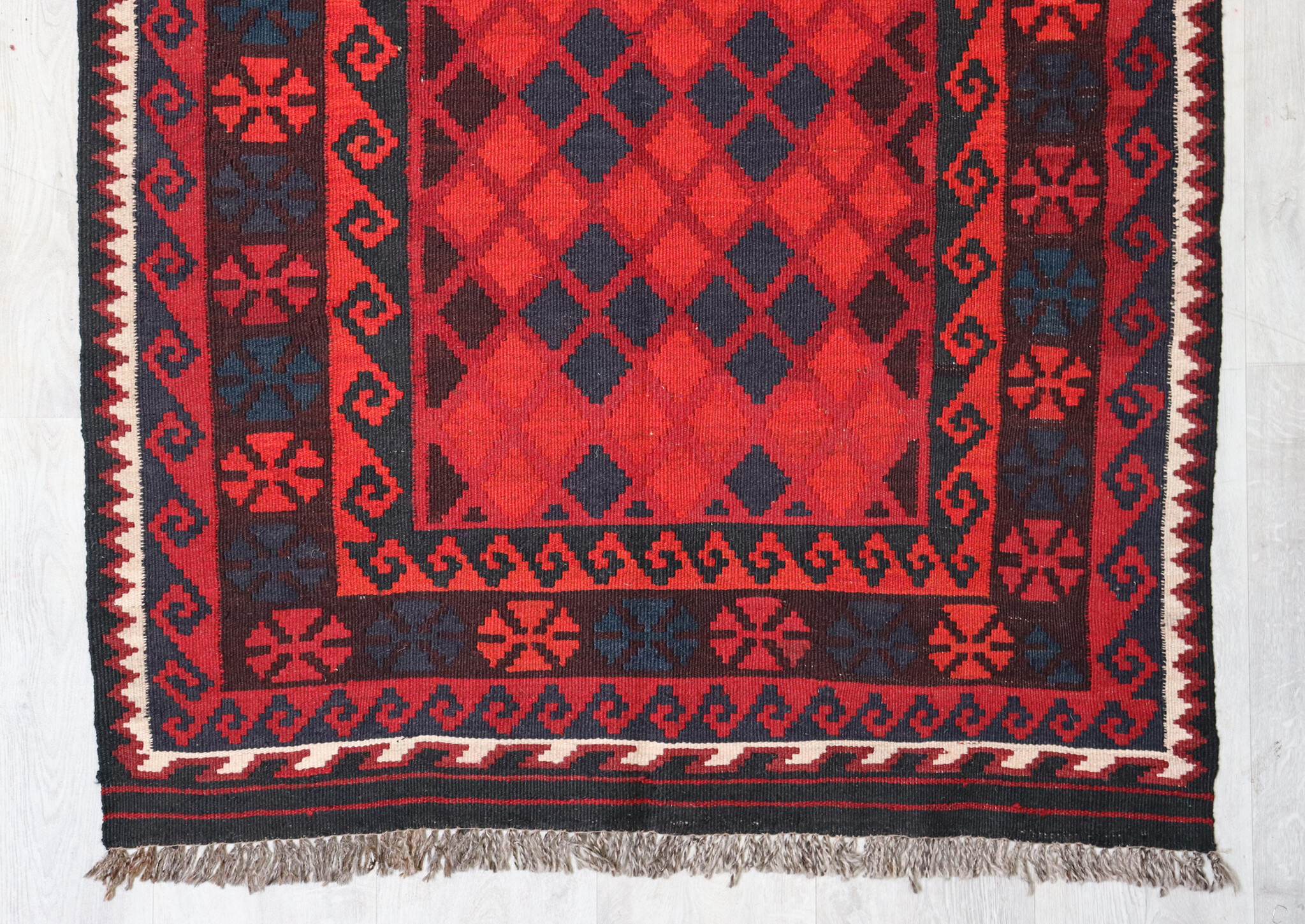 202x102 cm Afghan   nomadic Kilim rug  No:165