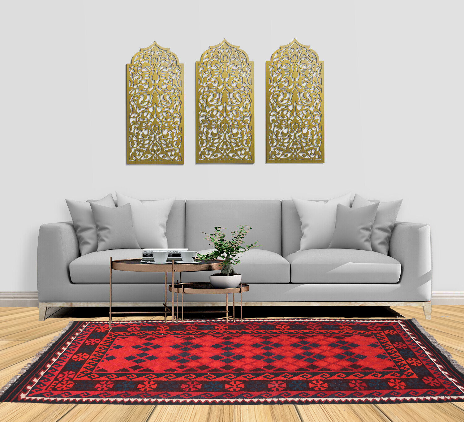 202x102 cm afghan maimana Kelim Nr: 165