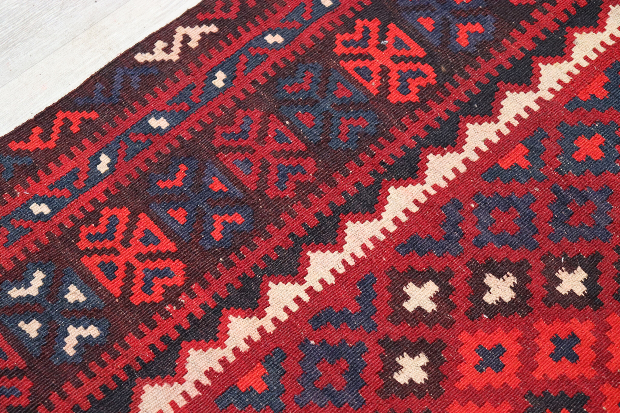 213x106 cm Afghan   nomadic Kilim rug  No:167