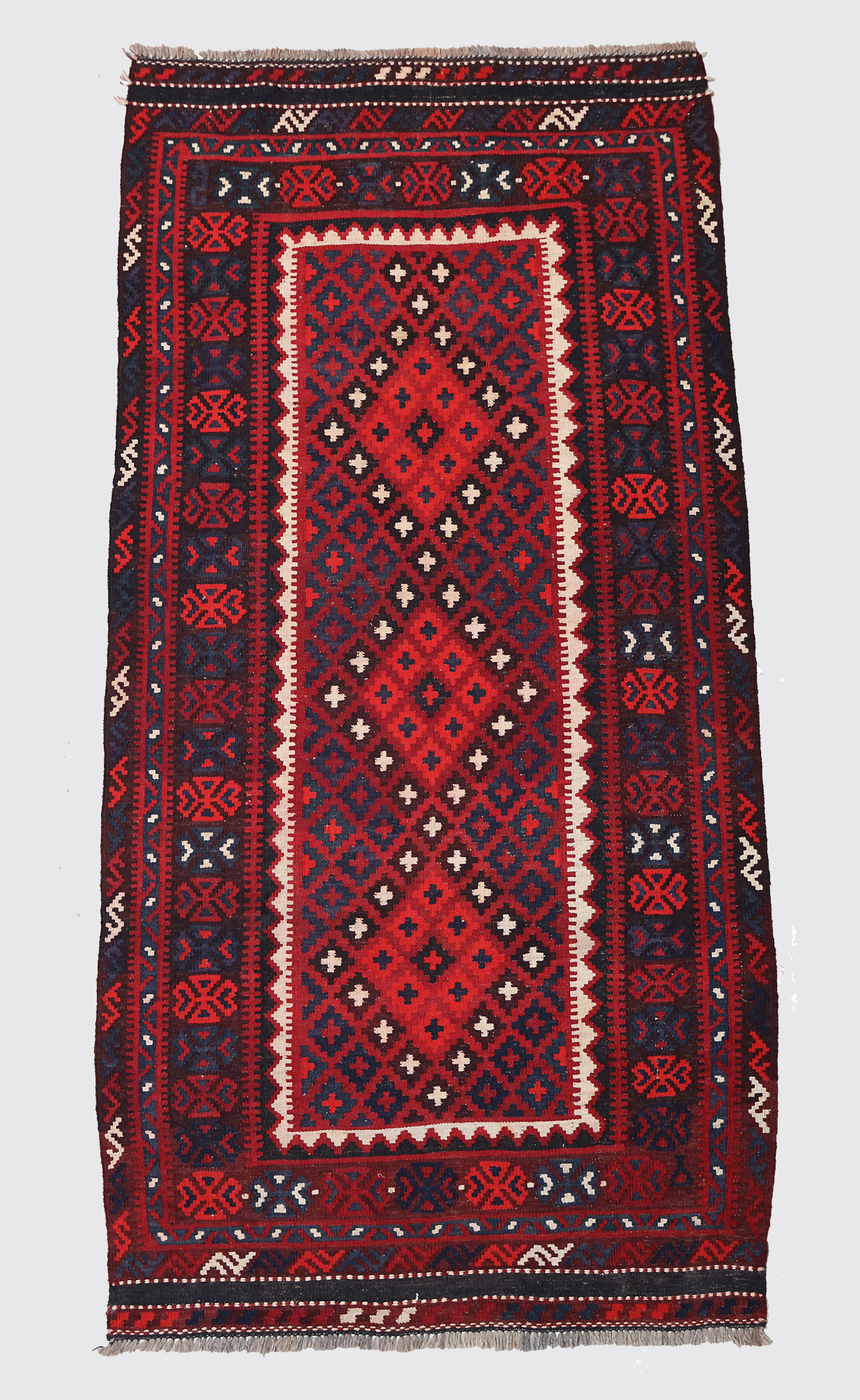 213x106 cm Afghan   nomadic Kilim rug  No:167