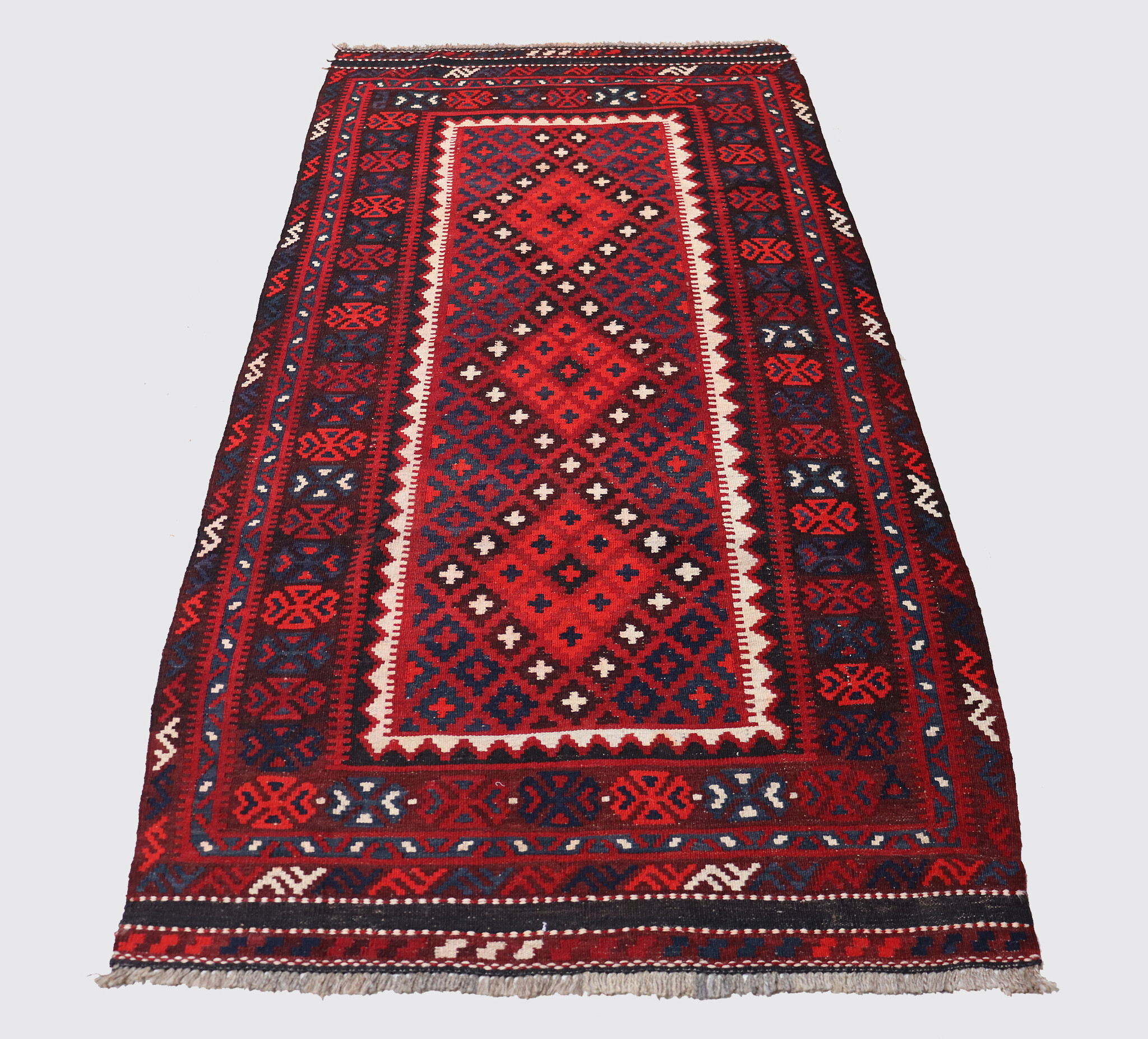 213x106 cm Afghan   nomadic Kilim rug  No:167