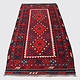 213x106 cm Afghan   nomadic Kilim rug  No:167