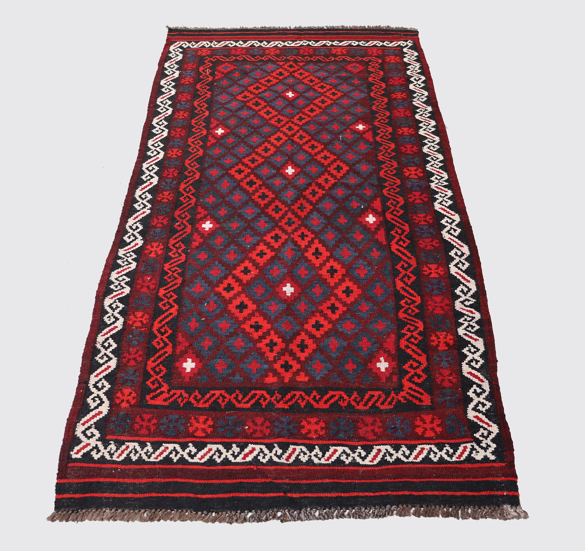 202x100 cm Afghan   nomadic Kilim rug  No:168