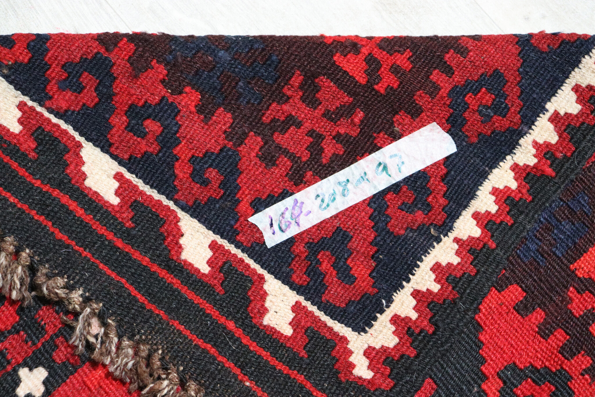 208x97 cm Afghan   nomadic Kilim rug  No:164