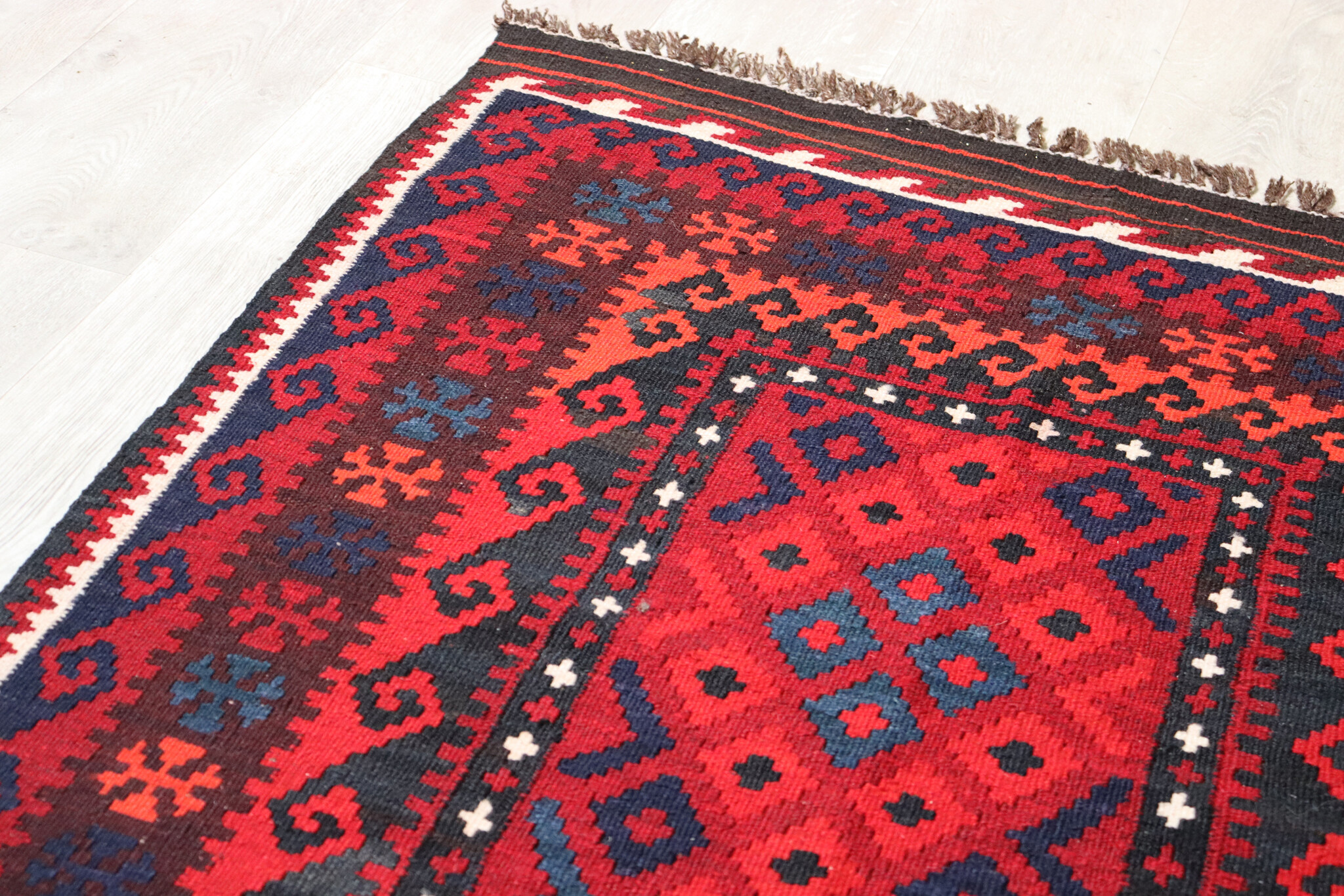 208x97 cm Afghan   nomadic Kilim rug  No:164