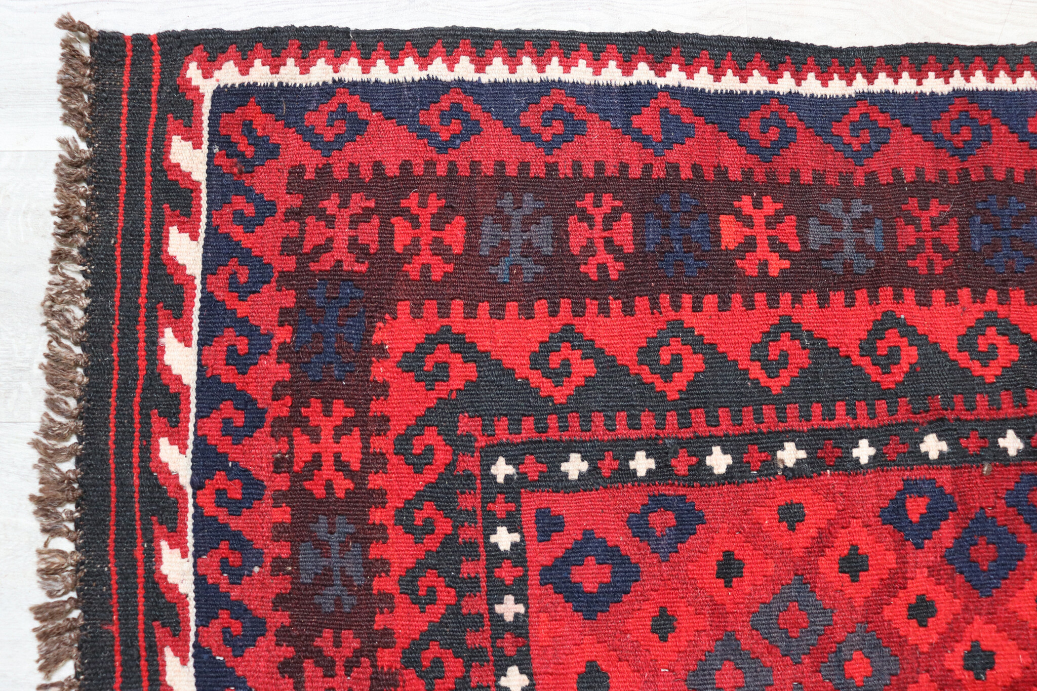 208x97 cm Afghan   nomadic Kilim rug  No:164